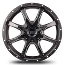 20x9 Mudder Trucker MT513 Breakover Black Machined 8x170 ET18 Wheel Rim-5