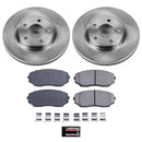 PowerStop OE Stock Replacement Low-Dust Ceramic Brake Pad and Rotor Kit
