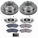 PowerStop OE Stock Replacement Low-Dust Ceramic Brake Pad, Rotor and Caliper Kit