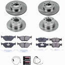 PowerStop OE Stock Replacement Low-Dust Ceramic Brake Pad and Rotor Kit