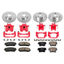 PowerStop Z23 Daily Driver Carbon-Fiber Ceramic Pads Drilled & Slotted Rotor & C