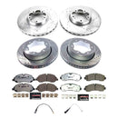 PowerStop Z36 Carbon-Fiber Ceramic Brake Pad with Drilled and Slotted Rotor Kit