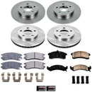 PowerStop OE Stock Replacement Low-Dust Ceramic Brake Pad and Rotor Kit