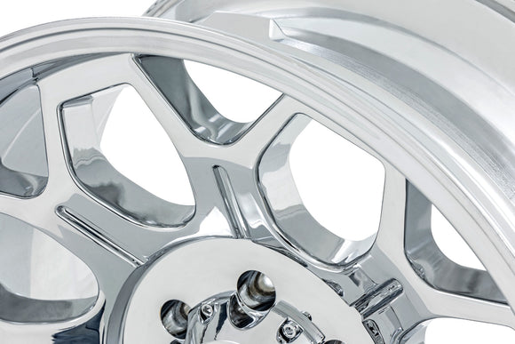 20x9 Rough Country 77 Series Chrome 6x135 ET-12 Wheel Rim