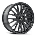 18x8 Kraze Double Down Gloss Black 5x112 ET40 CB74.1 Wheel Rim