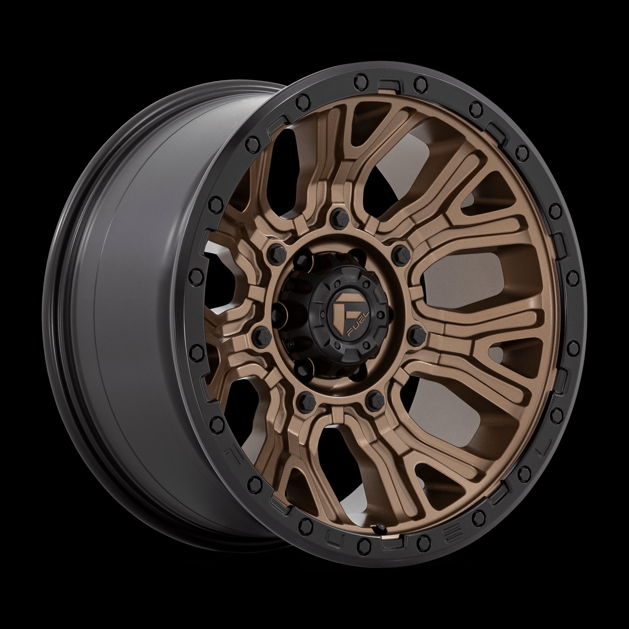 20X10 Fuel 1PC D826 Traction Bronze 6X139.7 6X5.5 ET-18 Wheel Rim