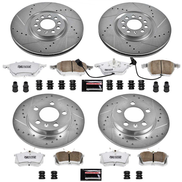 PowerStop Z26 Street Performance Ceramic Brake Pad and Drilled & Slotted Rotor K