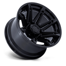 24x12 Fuel Off-Road FC401 Brawl Matte Black Gloss Black Lip 8x180 ET-44 Wheel