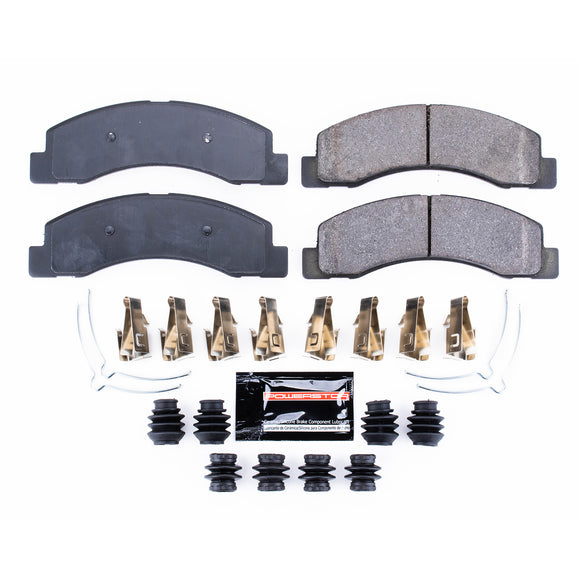 PowerStop Z23 Evolution Sport Carbon-Fiber Brake Pads With Hardware