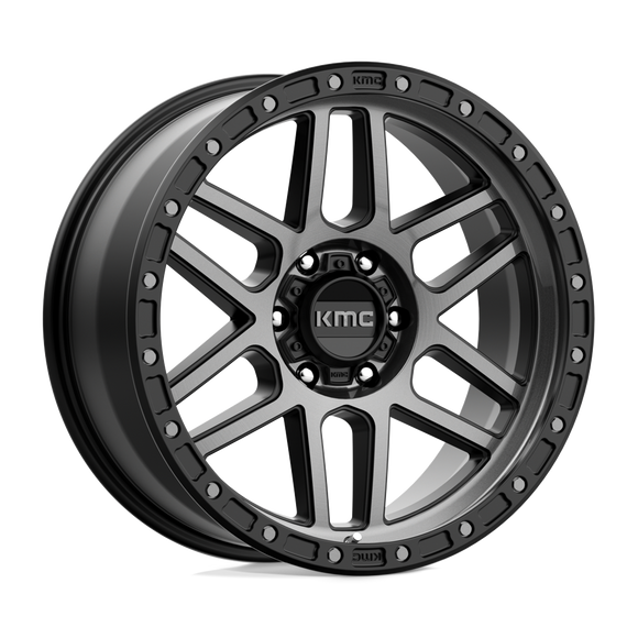 17X8.5 KMC KM544 MESA Satin Black With Gray Tint 6X135 ET0 wheel/rim