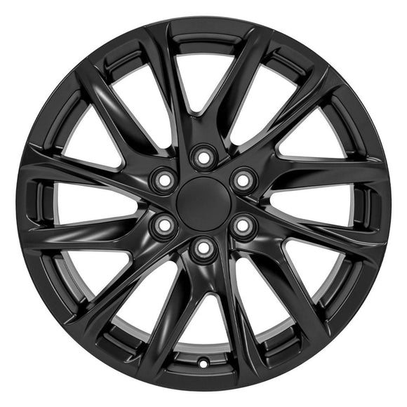 20" Replica Wheel CA90 Fits Cadillac Escalade 20x9 Satin Black Wheel