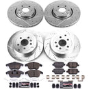 PowerStop Z23 Daily Driver Carbon-Fiber Ceramic Brake Pad and Drilled & Slotted