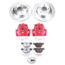 PowerStop Z26 Street Performance Ceramic Brake Pad, Drilled Slotted Rotor, and C