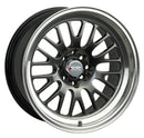 17x9 XXR 531 Hyper Silver with Machined Lip 4x100 ET25 CB73 Wheel