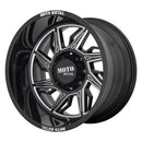 20X10 Moto Metal MO997 HURRICANE G-BLK MILL 6X135 ET-18 wheel/rim-4