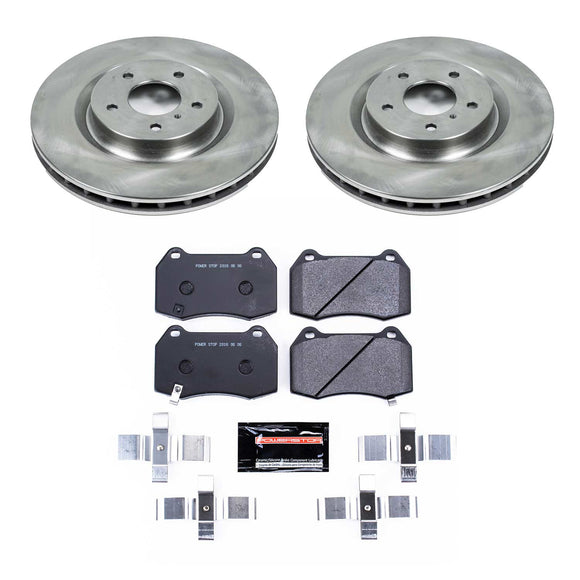 PowerStop Track Day Spec High-Performance Brake Pad and Rotor Kit
