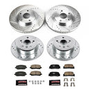 PowerStop Z23 Daily Driver Carbon-Fiber Ceramic Brake Pad and Drilled & Slotted