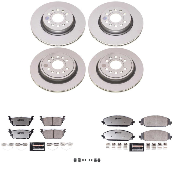 Z36 Truck & Tow Premium Carbon-Fiber Ceramic Brake Pad and Fully Coated Rotor Ki