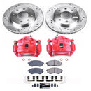 PowerStop Z23 Daily Driver Carbon-Fiber Ceramic Pads Drilled & Slotted Rotor & C