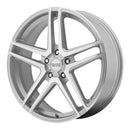 18X8 American Racing AR907 Silver w/ Machine Face Wheel/Rim 5x114.3 18-8-5