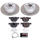 PowerStop Semi-Coated Rotor and Low-Dust Ceramic Brake Pad Kit