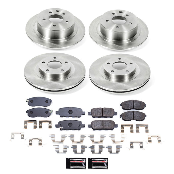 PowerStop Track Day High-Performance Brake Pad and Rotor Kit