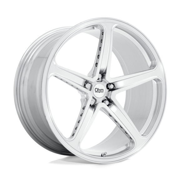 22X10.5 OHM AMP Silver Machined 5X120 ET30 wheel/rim
