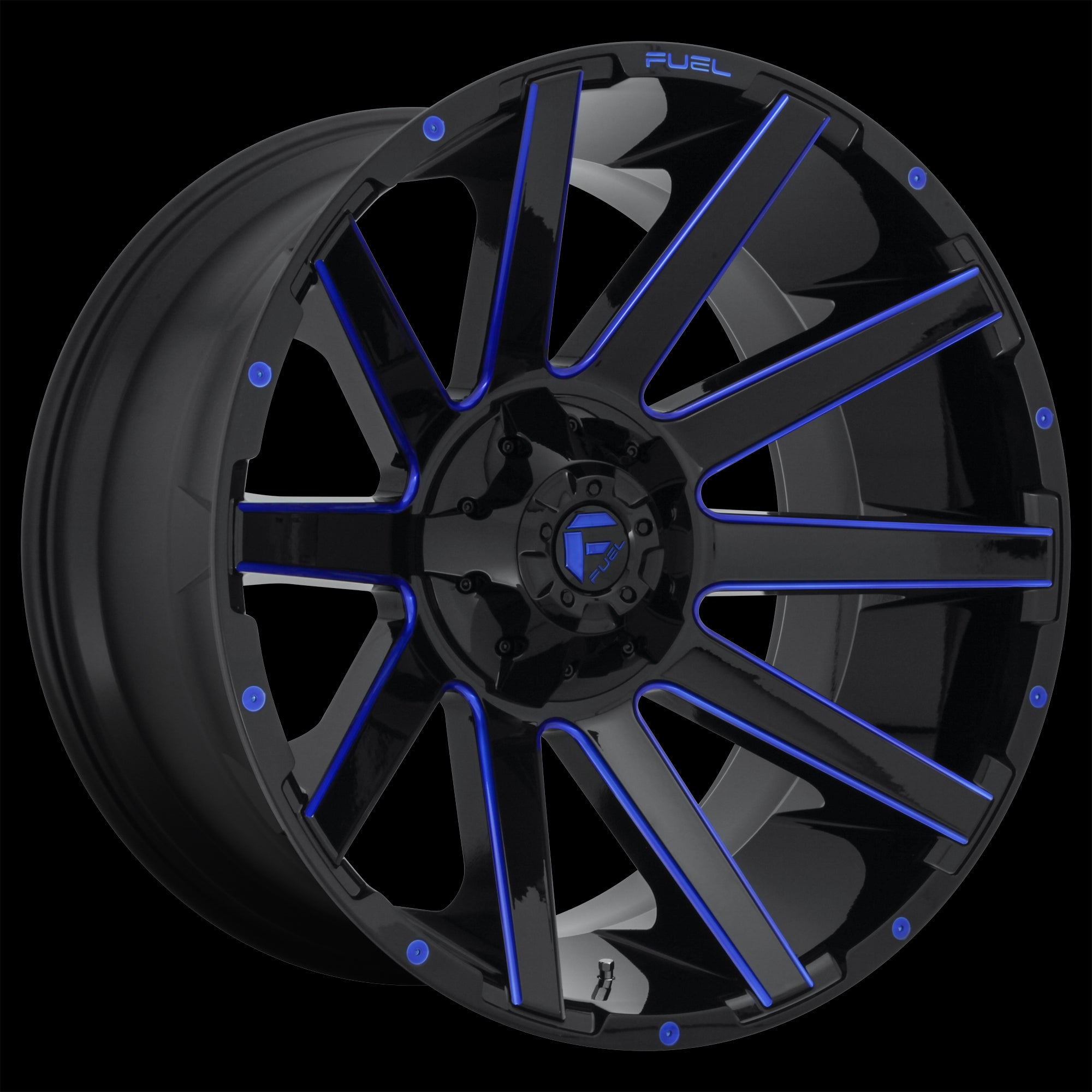 24X12 Fuel D644 Contra Gloss Black-BTTC 5X127/5X139.7 ET-44 wheel/rim