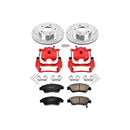 PowerStop Z23 Daily Driver Carbon-Fiber Ceramic Pads Drilled & Slotted Rotor & C