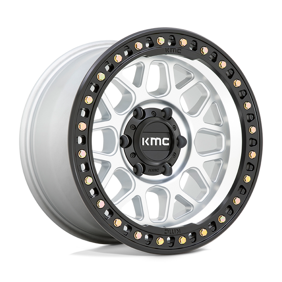 18X9 KMC KM549 GRS Machined With Satin Black Lip 6X135 ET18 Wheel Rim