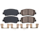 PowerStop Z17 Evolution Ceramic Brake Pads With Hardware