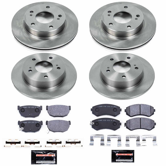 PowerStop Track Day Spec High-Performance Brake Pad and Rotor Kit