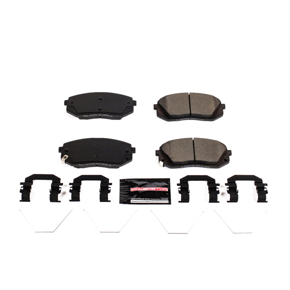 PowerStop Z23 Evolution Sport Carbon-Fiber Brake Pads With Hardware