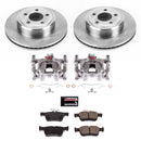 PowerStop OE Stock Replacement Low-Dust Ceramic Brake Pad, Rotor and Caliper Kit