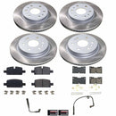 PowerStop Semi-Coated Rotor and Low-Dust Ceramic Brake Pad Kit