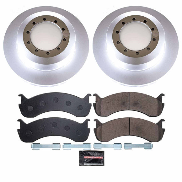 Z36 Truck & Tow Premium Carbon-Fiber Ceramic Brake Pad and Fully Coated Rotor Ki