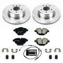 PowerStop OE Stock Replacement Low-Dust Ceramic Brake Pad and Rotor Kit