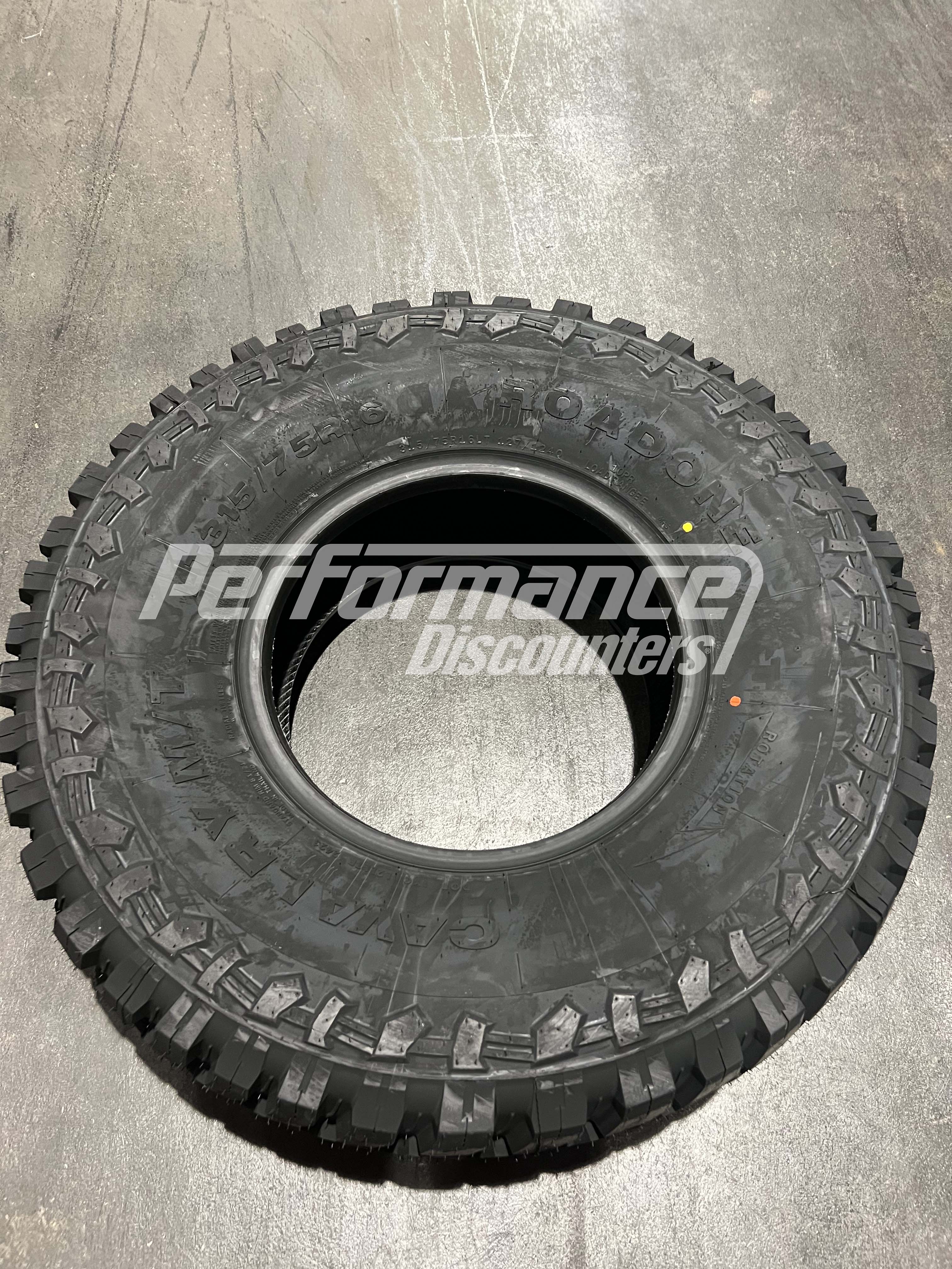 LT315/75R16 RoadOne Cavalry MT 127/124Q BW E/10 315 75 16 3157516