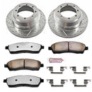 PowerStop Z36 Carbon-Fiber Ceramic Brake Pad with Drilled and Slotted Rotor Kit