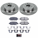 PowerStop OE Stock Replacement Low-Dust Ceramic Brake Pad and Rotor Kit