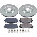 PowerStop Genuine Geomet Coated Rotor and Low-Dust Ceramic Brake Pad Kit