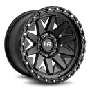 17x9 Hardrock H106 Matte Black 5x127 ET-12 wheel/rim-2