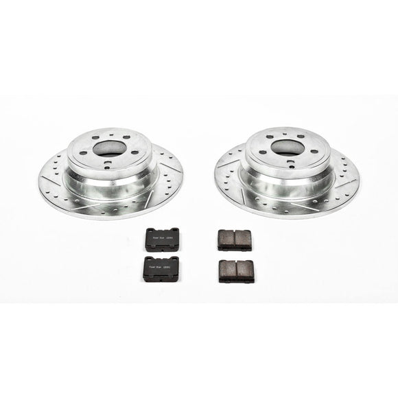 PowerStop Z23 Daily Driver Carbon-Fiber Ceramic Brake Pad and Drilled & Slotted