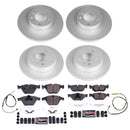 PowerStop Genuine Geomet Coated Rotor and Carbon-Fiber Ceramic Brake Pad Kit