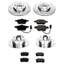 PowerStop Z23 Daily Driver Carbon-Fiber Ceramic Brake Pad and Drilled & Slotted