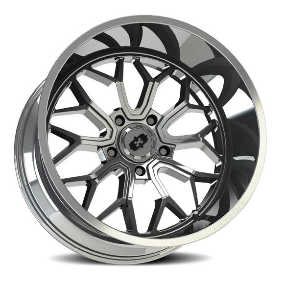 20x9 Vision 402 Riot Chrome Wheel 5x139.7 ET12 CB108