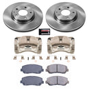 PowerStop OE Stock Replacement Low-Dust Ceramic Brake Pad, Rotor and Caliper Kit