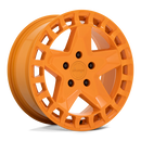 17X8 Victor Equipment ALPEN Gloss Orange 5X130 ET10 wheel/rim