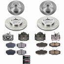PowerStop OE Stock Replacement Low-Dust Ceramic Brake Pad, Rotor and Caliper Kit