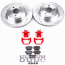PowerStop Z23 Daily Driver Carbon-Fiber Ceramic Pads Drilled & Slotted Rotor & C